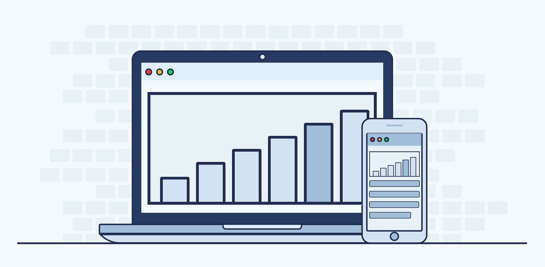 reszponzív weboldalt desktopon és mobilon